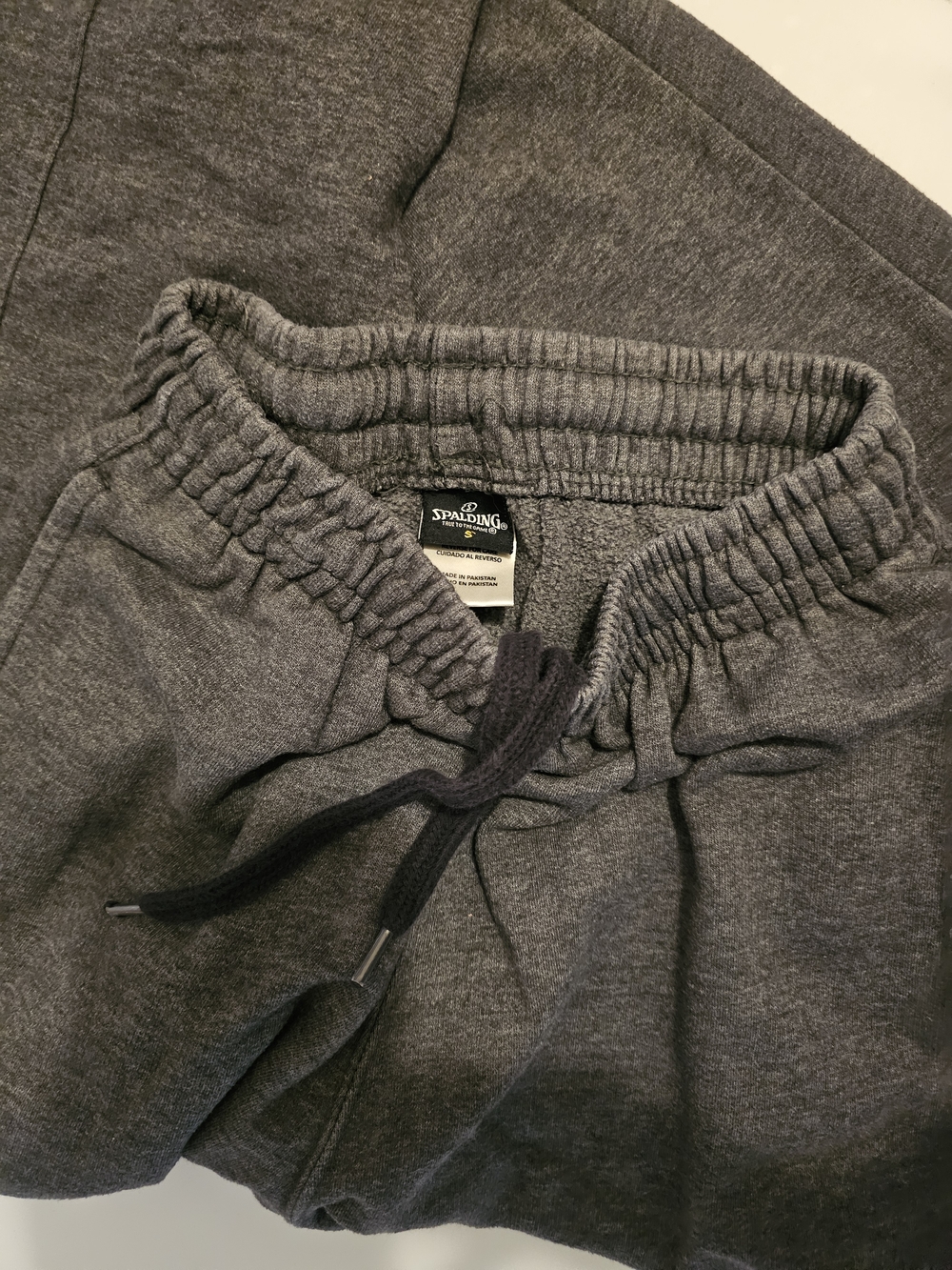 Spalding Men's Dark Heather Gray Jogger Sweatpants